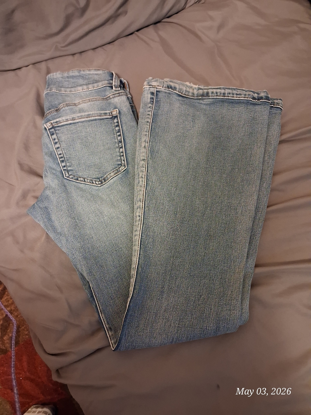 Garage Women's Light Blue Flare Jeans